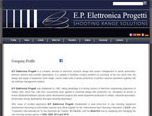 Tablet Screenshot of elettronicaprogetti.com